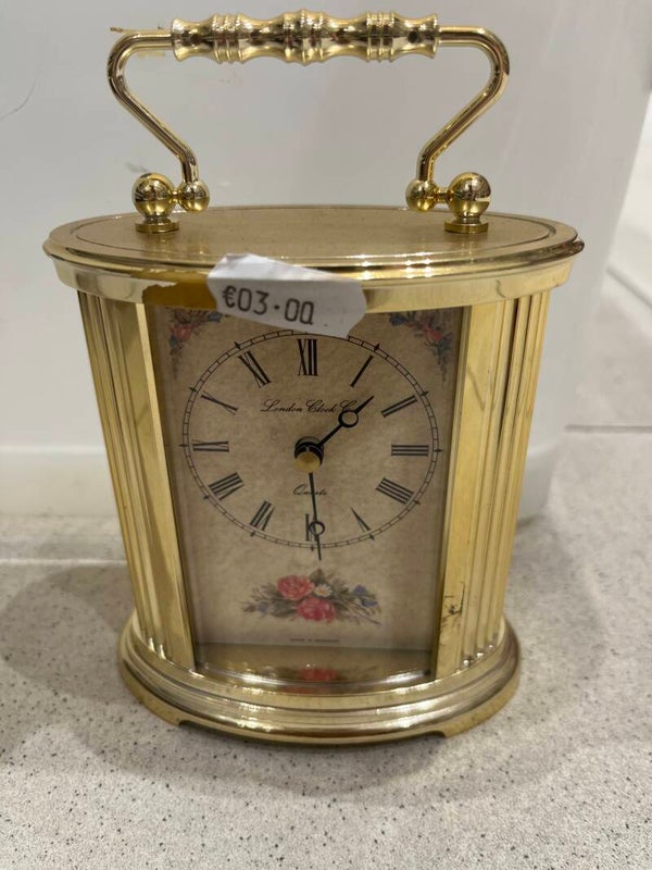 Gold Roman Numerals Clock - Decor**