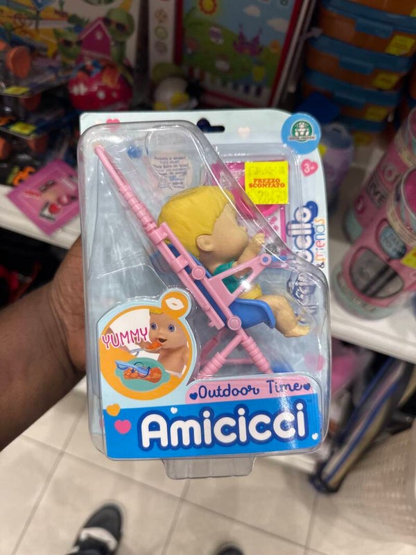 Cicciobello Stroller and Doll Set - Toys***