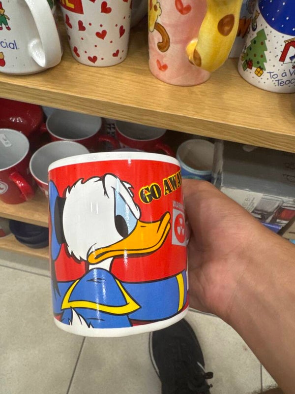 Donald duck Hands off my cup mug - mugs*