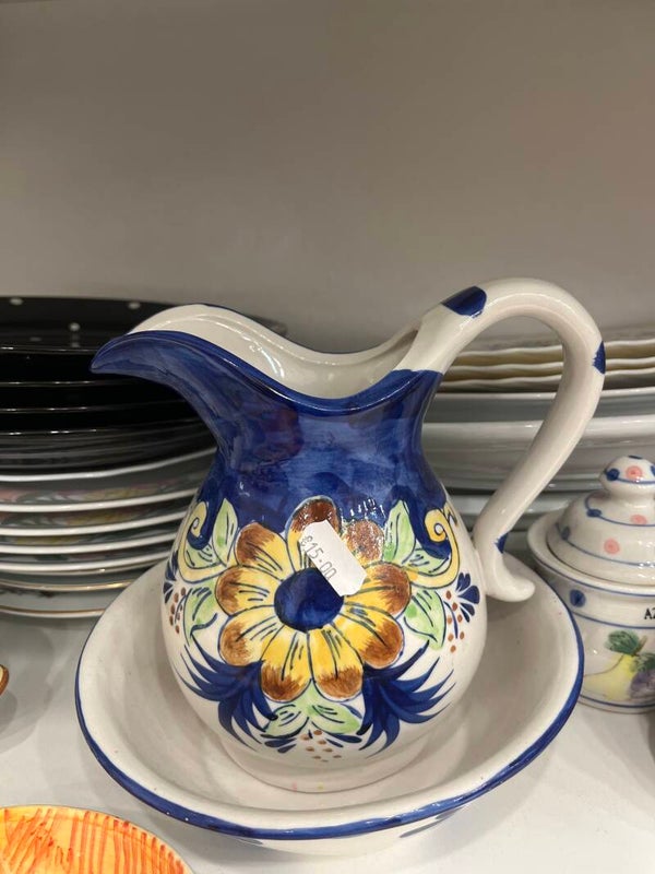 Vintage Hand Panting Ceramic - Decor*