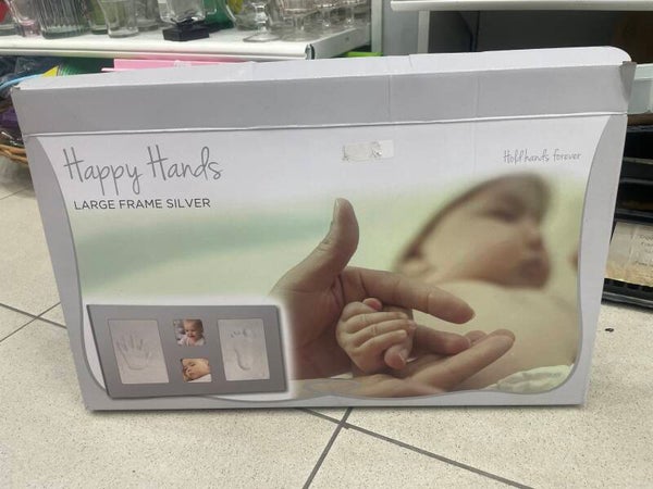 Happy Hands Large Frame Silver - Frames