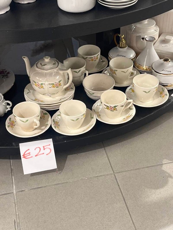 vintage porcelain tea and coffee sets - Supplies*