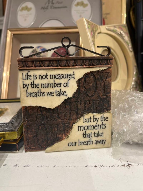Quote Plaque - Decor