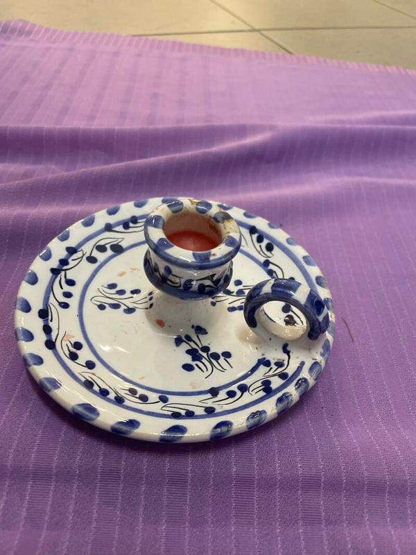 Ceramic candle holder- Candles ***