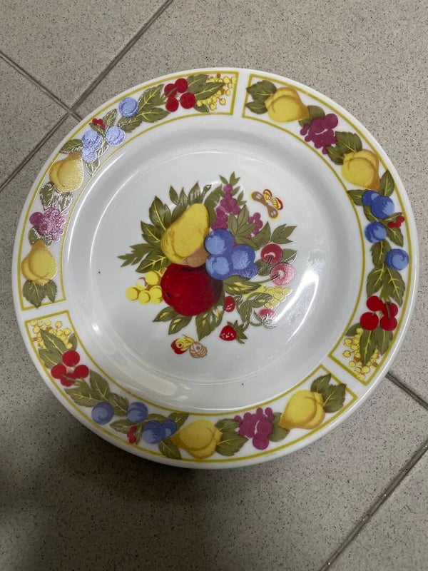 Vintage ceramic table plates-Decor***