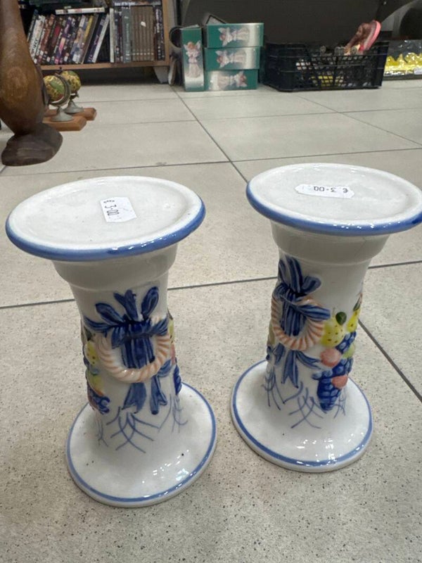 Ceramic candle holder- Candles ***