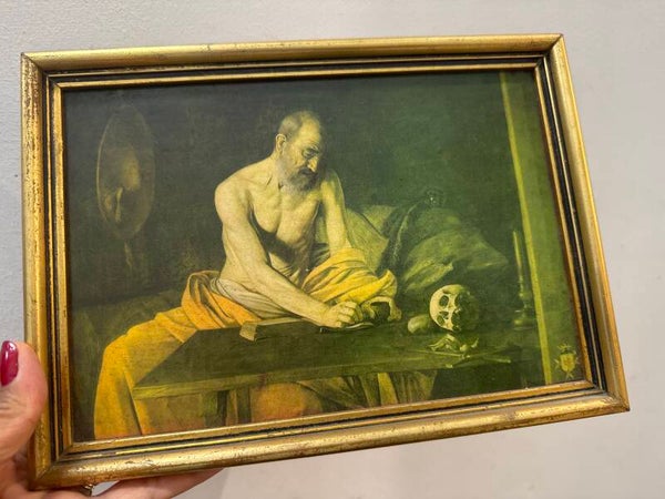 Print St Jerome By Caravaggio Famous Masterpiece - Frames