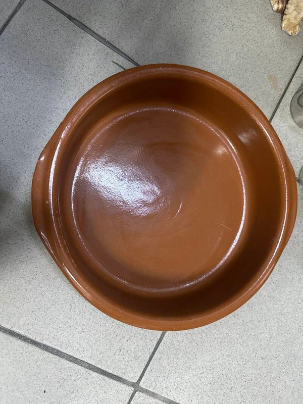 Glazed terracotta cazuela dish-Supplies***