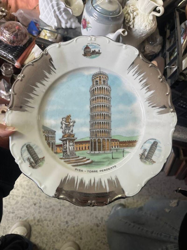 Leaning Tower Plate - Decor