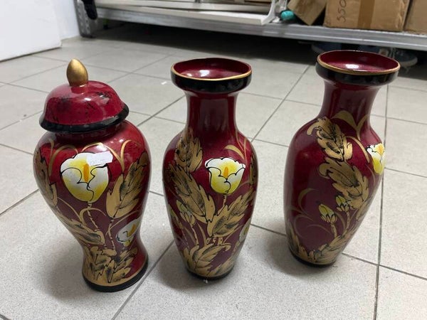 Vintage chinoiserie vase- Vase***