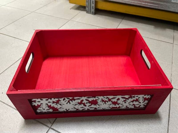 Red Wooden crates- Crafts ***