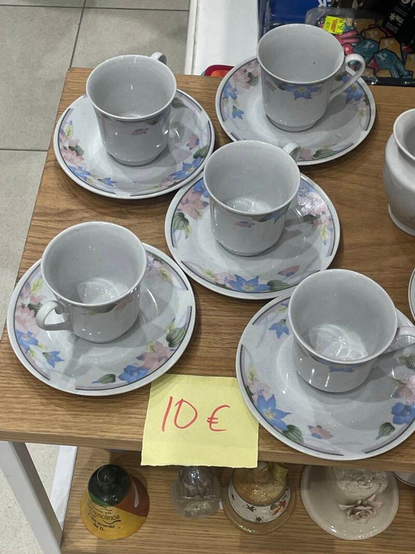 Floral Bone China Set - Supplies