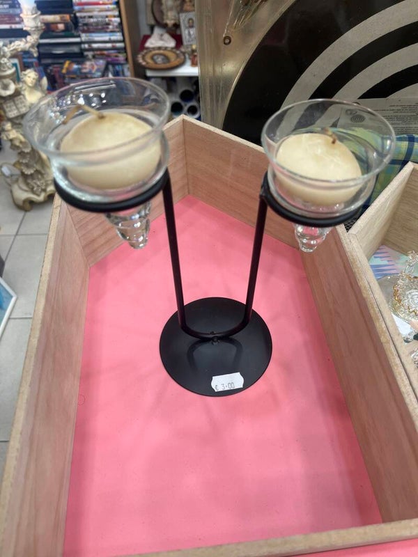 Two-Sided Candle Holder - Candles