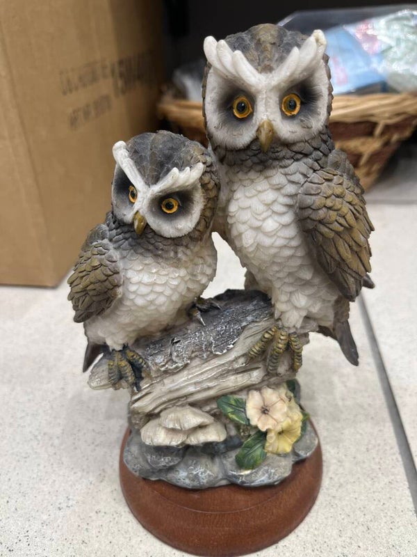 Owls couple figurines-Decor***