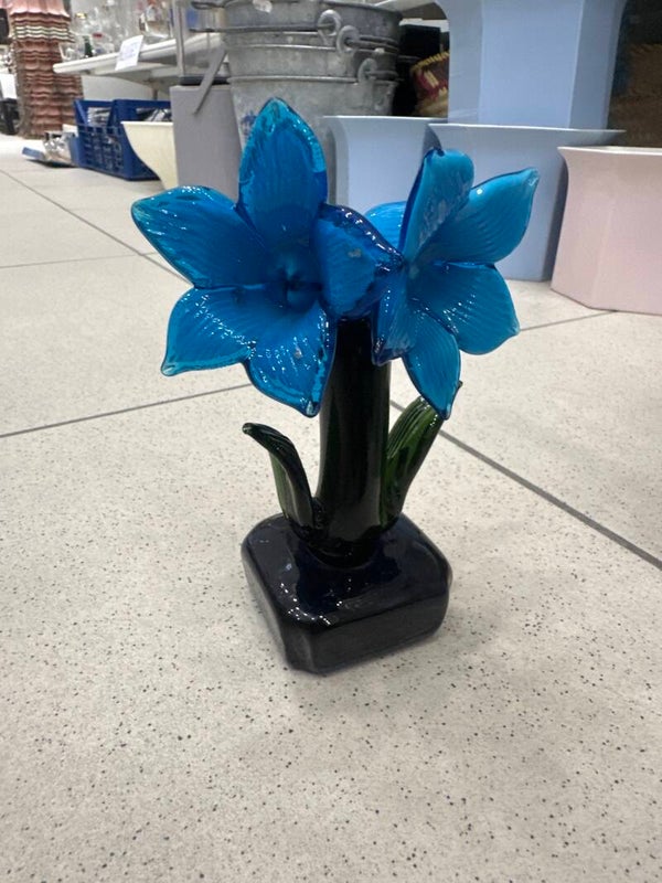 Murano Glass Flower Pot - Decor