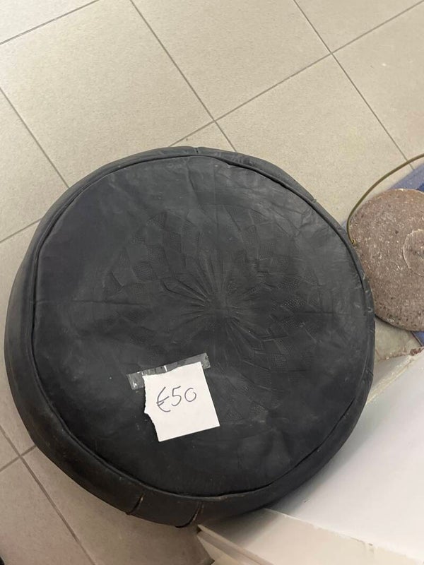 Leather Moroccan Pouf - Supplies