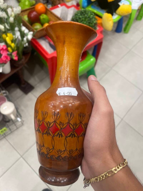 Wooden Miniature Vase - Decor*
