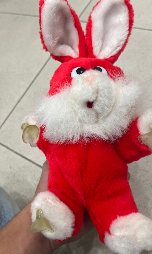 Red Bunny Plushie - Toys
