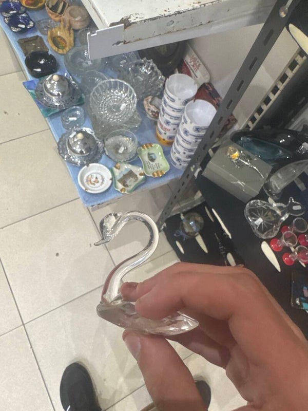 Glass Swan - Decor