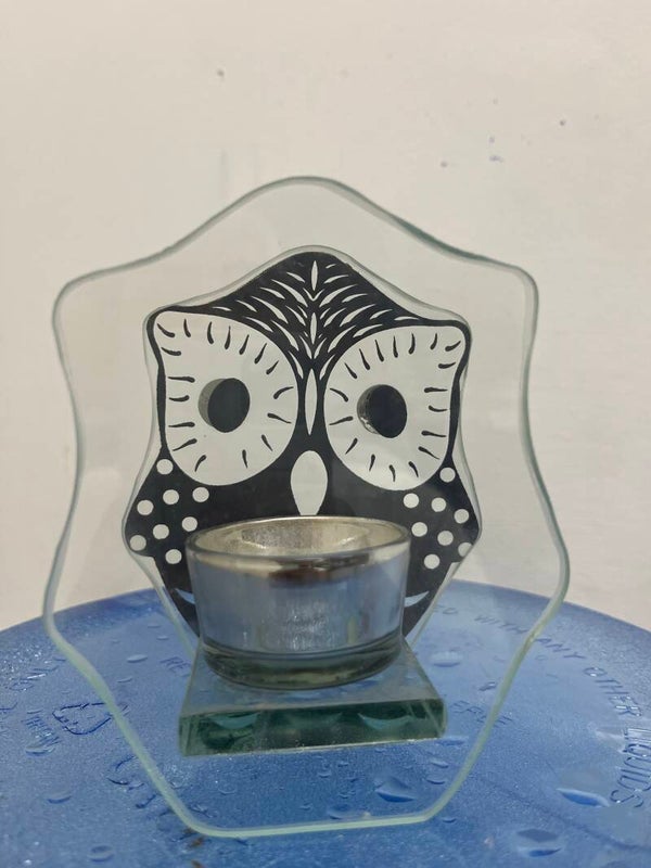 Glass candle holder- Candles ***