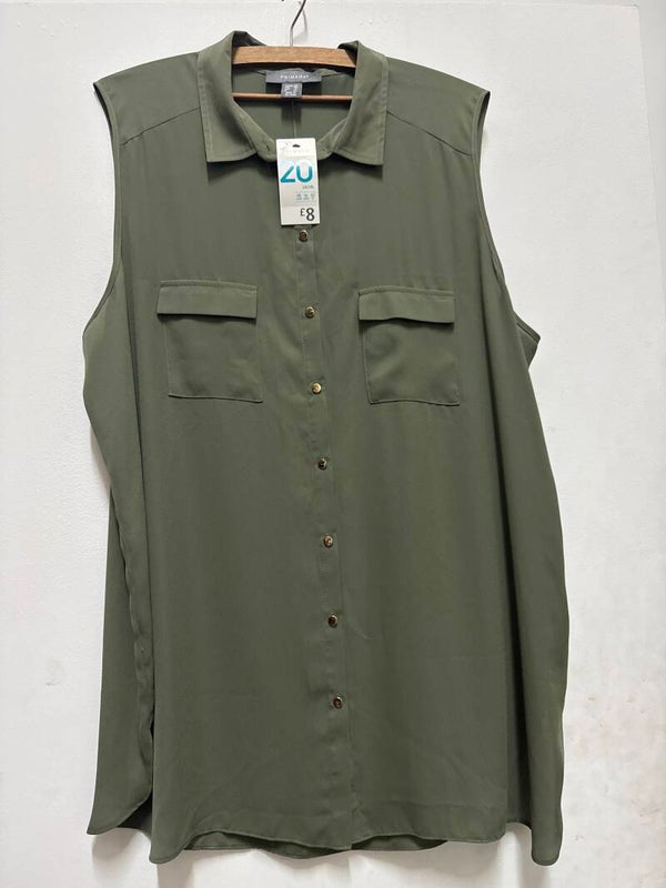 Women Sleeveless Shirt - Brand New - Size 20