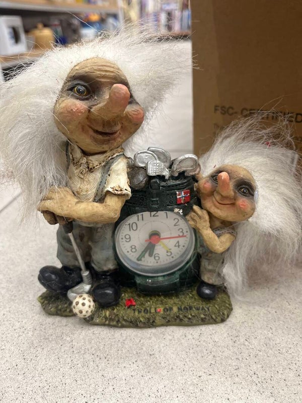Nyform Norwegian Troll Golf Clock - Decor