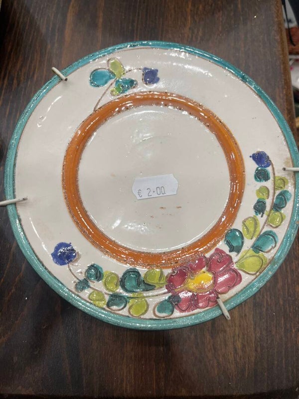 Hand-Painted Wall Plate Italy - Decor