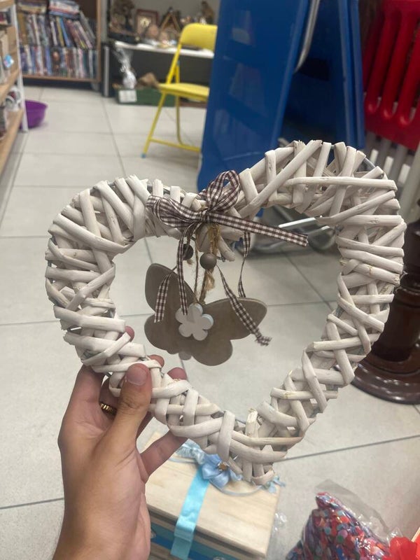 Wooden heart decoration - decor*
