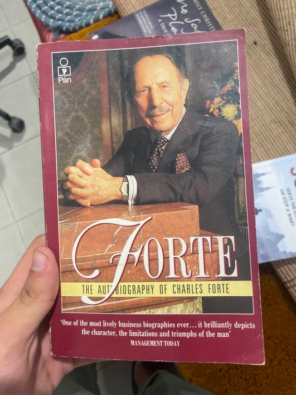 Forte The Autobiography Of Charles Forte - Books