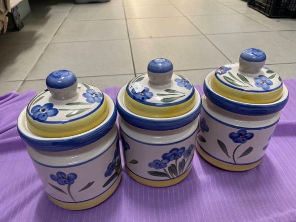 Ceramic lidded jar- Supplies ***