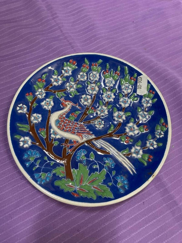 Serkan Sino Hand-Painted Plate - Decor
