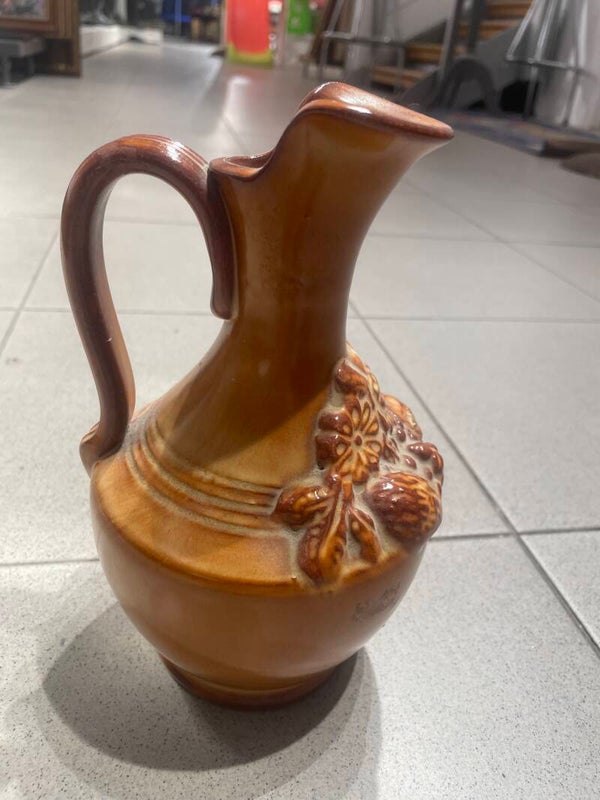 Glazed ceramic pottery jug- Vase ***