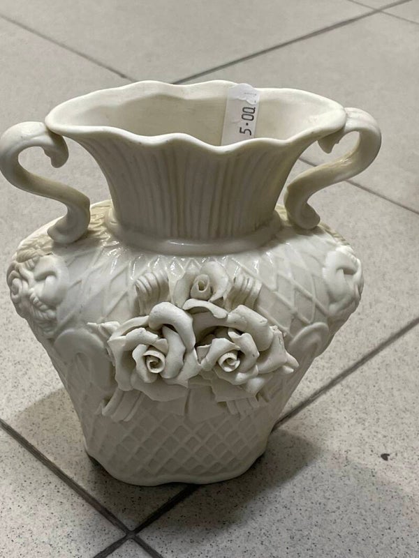 White bisque porcelain-  Vase ***