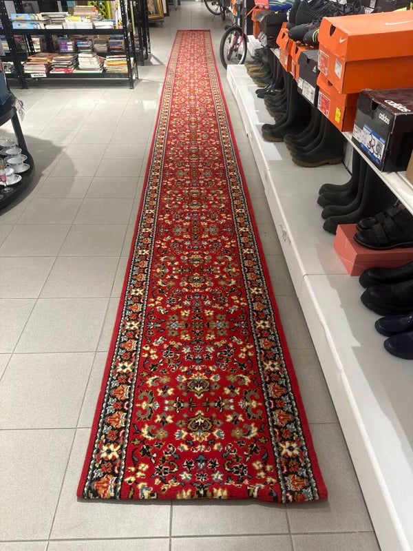 Classic Red Oriental Runner Rug - Decor**
