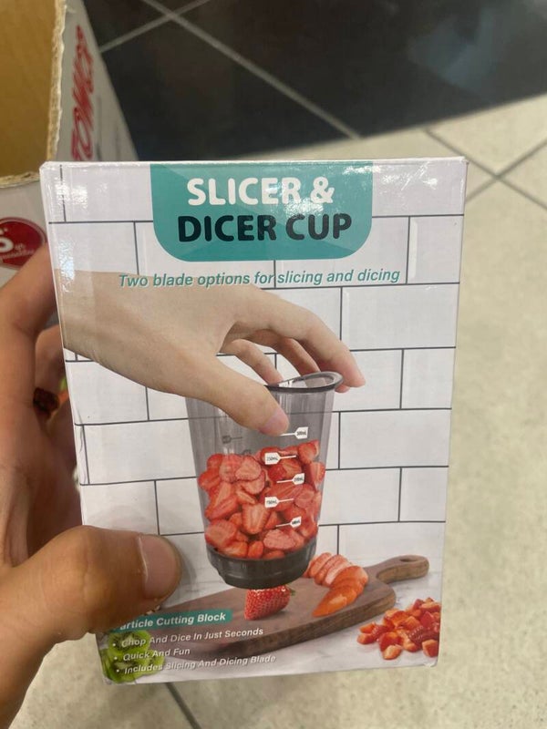 Slicer and Dicer Cup - Supplies*