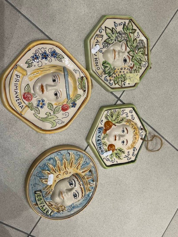 Four Seasons Ceramic Panels - Decor