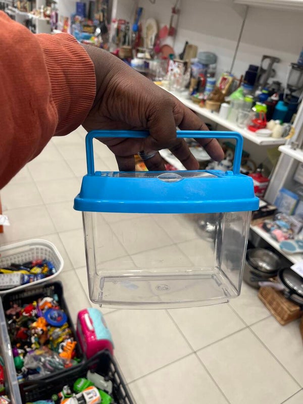 Plastic Blue Aquarium Box - Pets