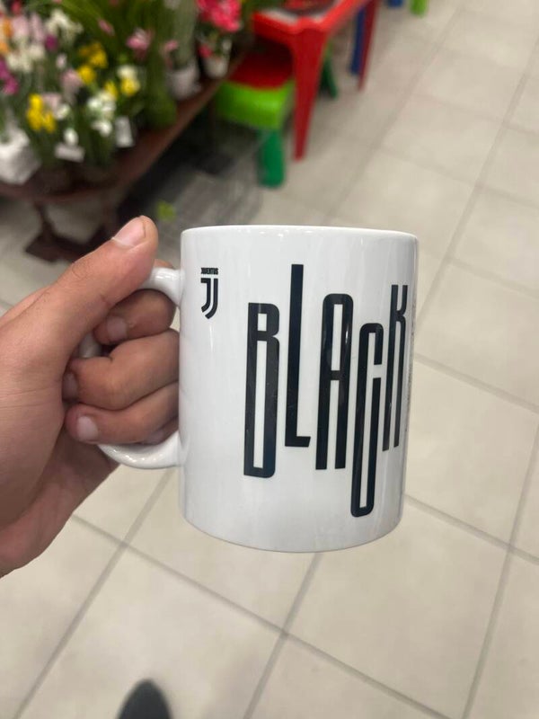 Juventus Black and White Mug - Mugs*