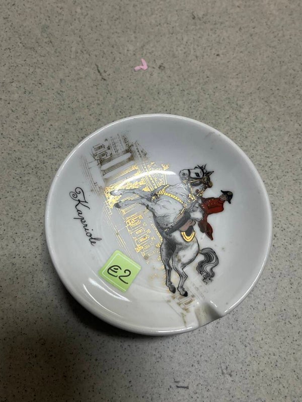 Ceramic ashtray- Ashtray ***