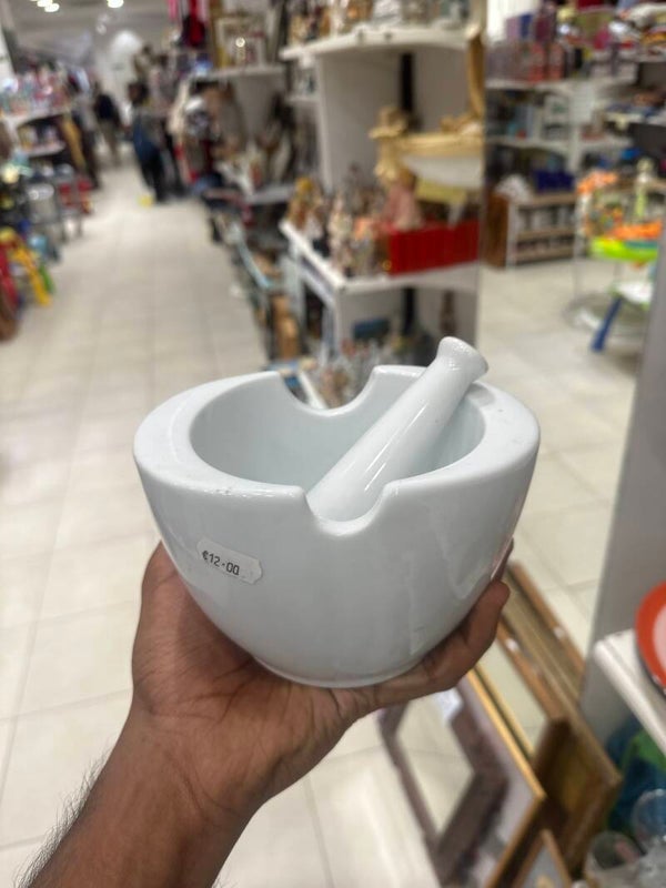 Porcelain Pestle & Mortar - Supplies