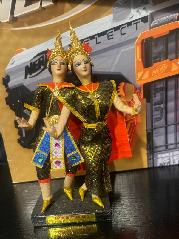 handmade vintage Thai dancing dolls - Crafts*