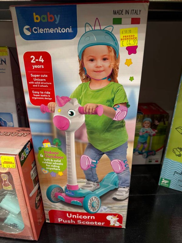Unicorn Push Scooter - Toys***