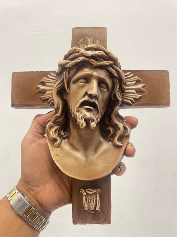 Christ On Cross Sculpture - Religious