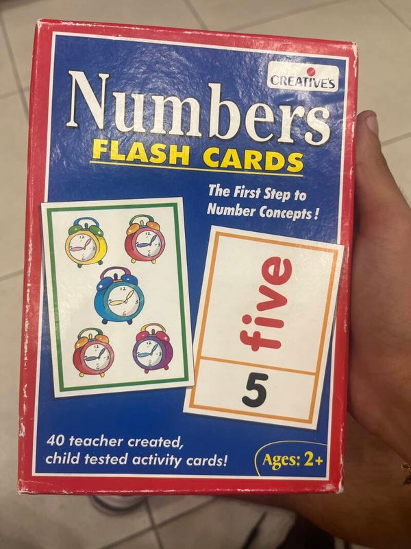 Numbers Flash Cards - Games*