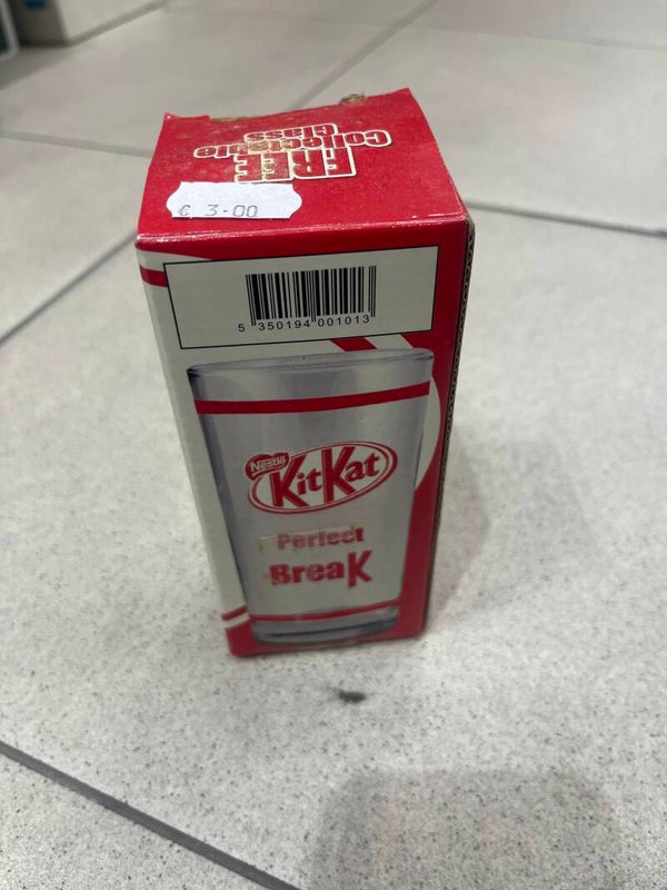 collectable KitKat glass by Nestle- Supplies ***