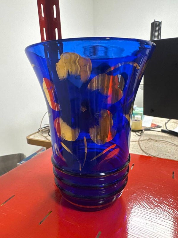 Bohemia glass vase - decor