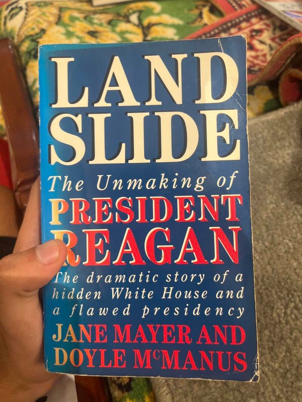Landslide: The unmasking of president Reagan - books*
