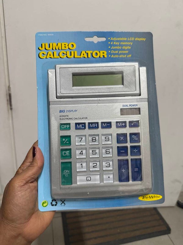 Jumbo Calculator - New - Stationery