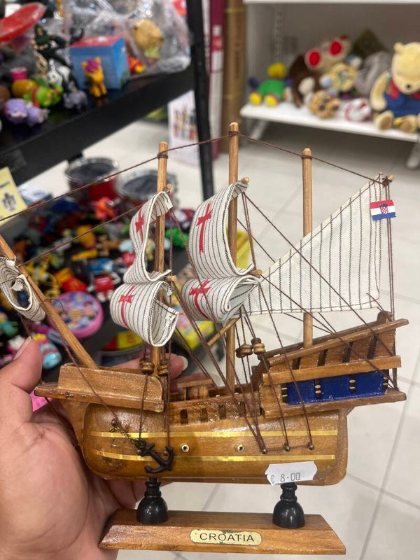 Croatian Wooden Ship - Collectibles