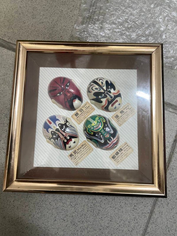 Hand-Painted Chinese Opera Mini Masks - Decor
